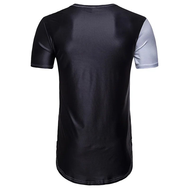 Мужские футболки 2018 модный тренд Новое поступление мужская футболка в стиле хип