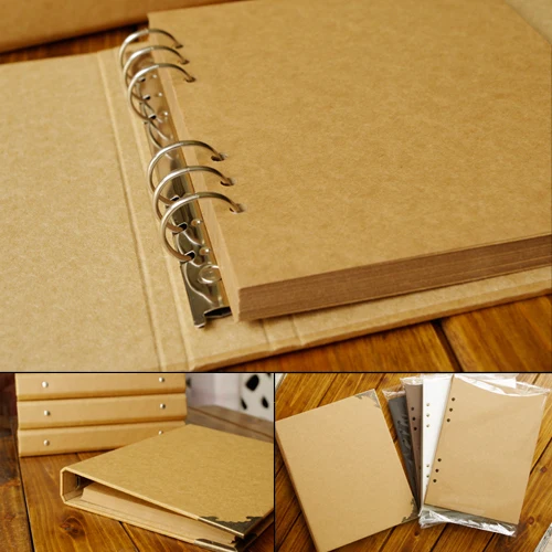 

Free DIY Accessory Pack Blank Cover Loose-Leaf Craft Paper Album Handmade DIY Photo Album Fotoalbum Scrapbooking Wedding Albums