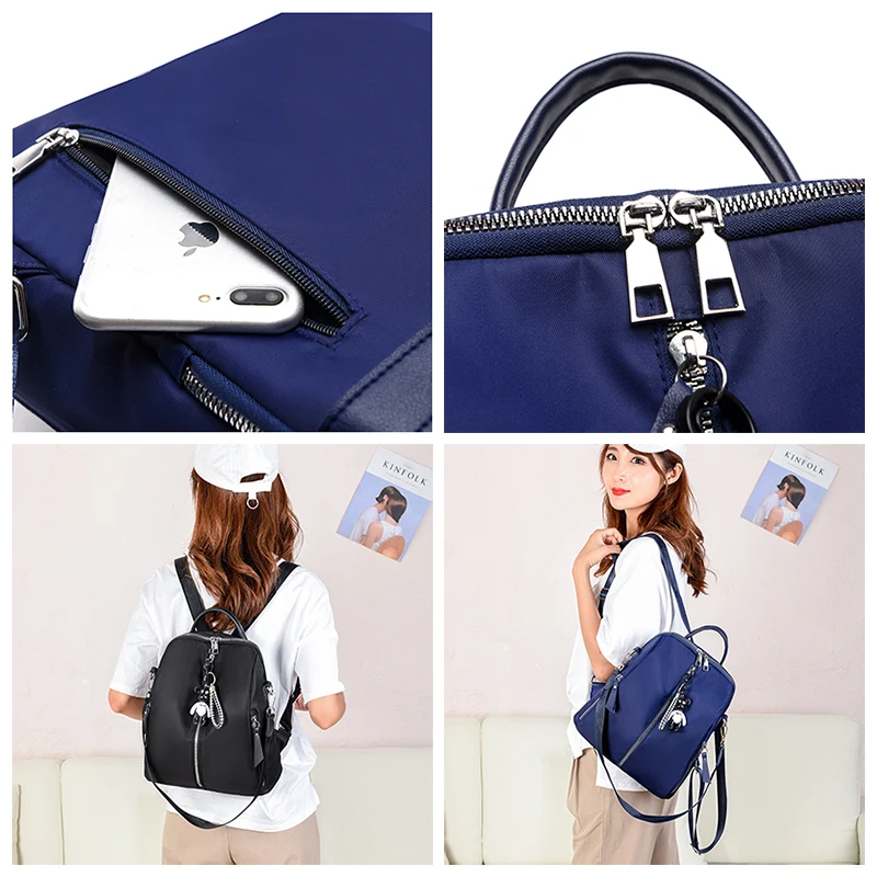 2019 Модный женский рюкзак высококачественный Молодежный кожаный для