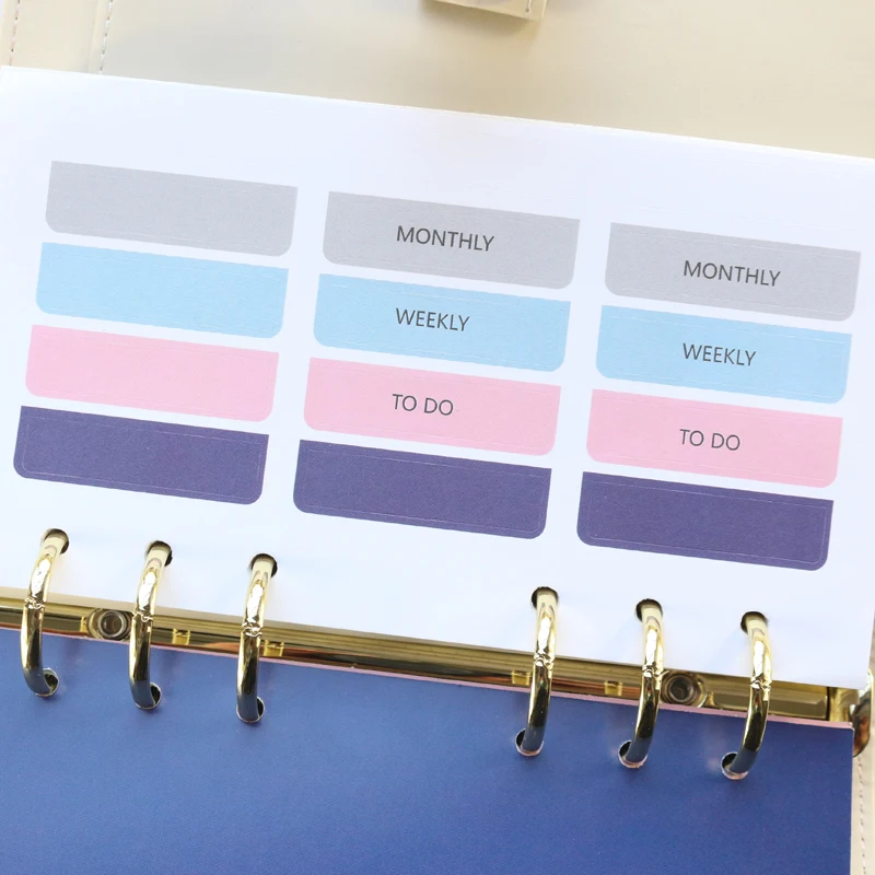 Новый милый креативный кожаный альбом Domikee в твердом переплете 6 колец