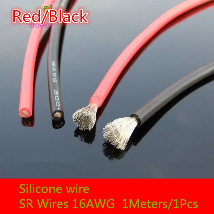1 метр/1 шт. SC022 очень мягкая силиконовая проволока SR провода 16AWG специальная для DIY