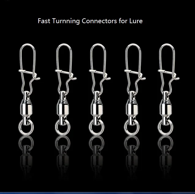 

Fast Turning Connector for lure or for sea fishing smooth and tough