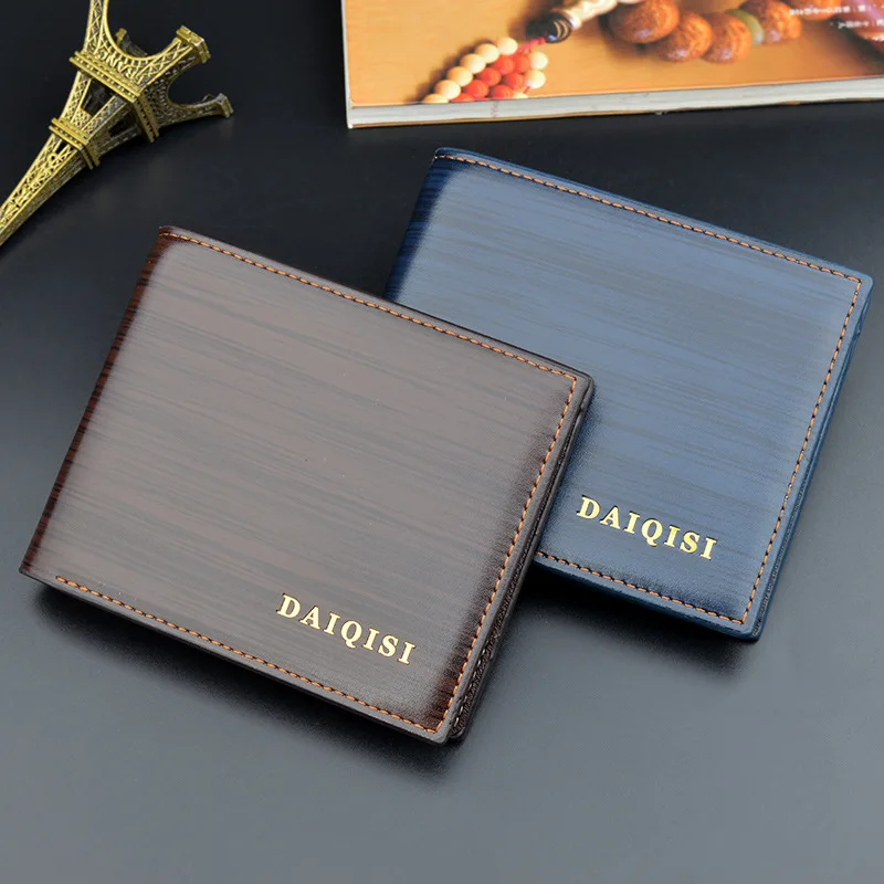 Визитница для мужчин кошелек мужской из искусственной кожи мелочи Portemonnee