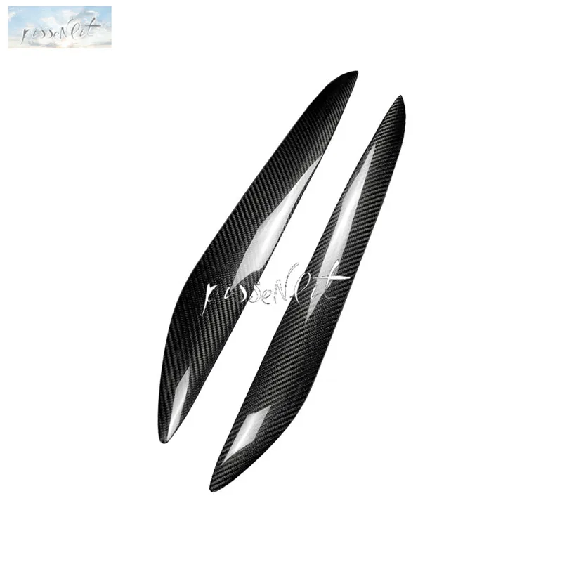 Car Styling Accessories Carbon fiber Headlight Eyebrow Eyelids overlay for Mazda 3 Mazda3 JDM 2010-2013 Stickers | Автомобили и