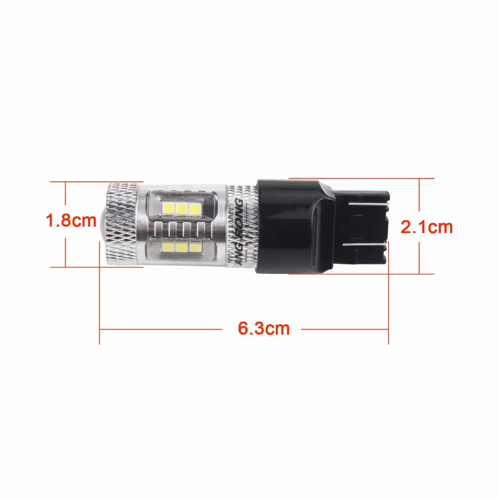 ANGRONG 2x580 582 7443 W21/5 W 15 W SAMSUNG светодиодный индикатор ламповый задний фонарь белый(CA222x2