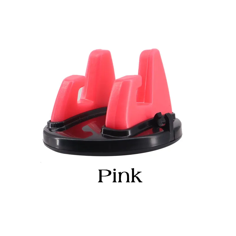 Pink KOSOO торчащее крепление украшения Автомобильный держатель для телефона в автомобиль держатель мобильного телефона Подставка для Audi BMV Chevrolet Benz Jeep Fiat - Название цвета: Pink
