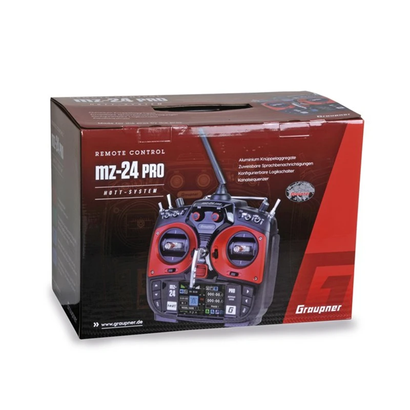 Graupner 2 4 GHz 12 каналов MZ 24 PRO HoTT Радио пульт дистанционного управления с GR 24/GR 16