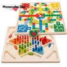 1 комплект, новинка, детская игрушка для раннего образования, интеллектуальная сила, строительные блоки, шашки, Летающие шахматы, два в одном, шахматы, развивающие игрушки