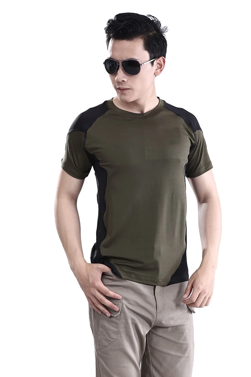 Армейская футболка летняя мужская Спортивная Футболка esdy с коротким рукавом и