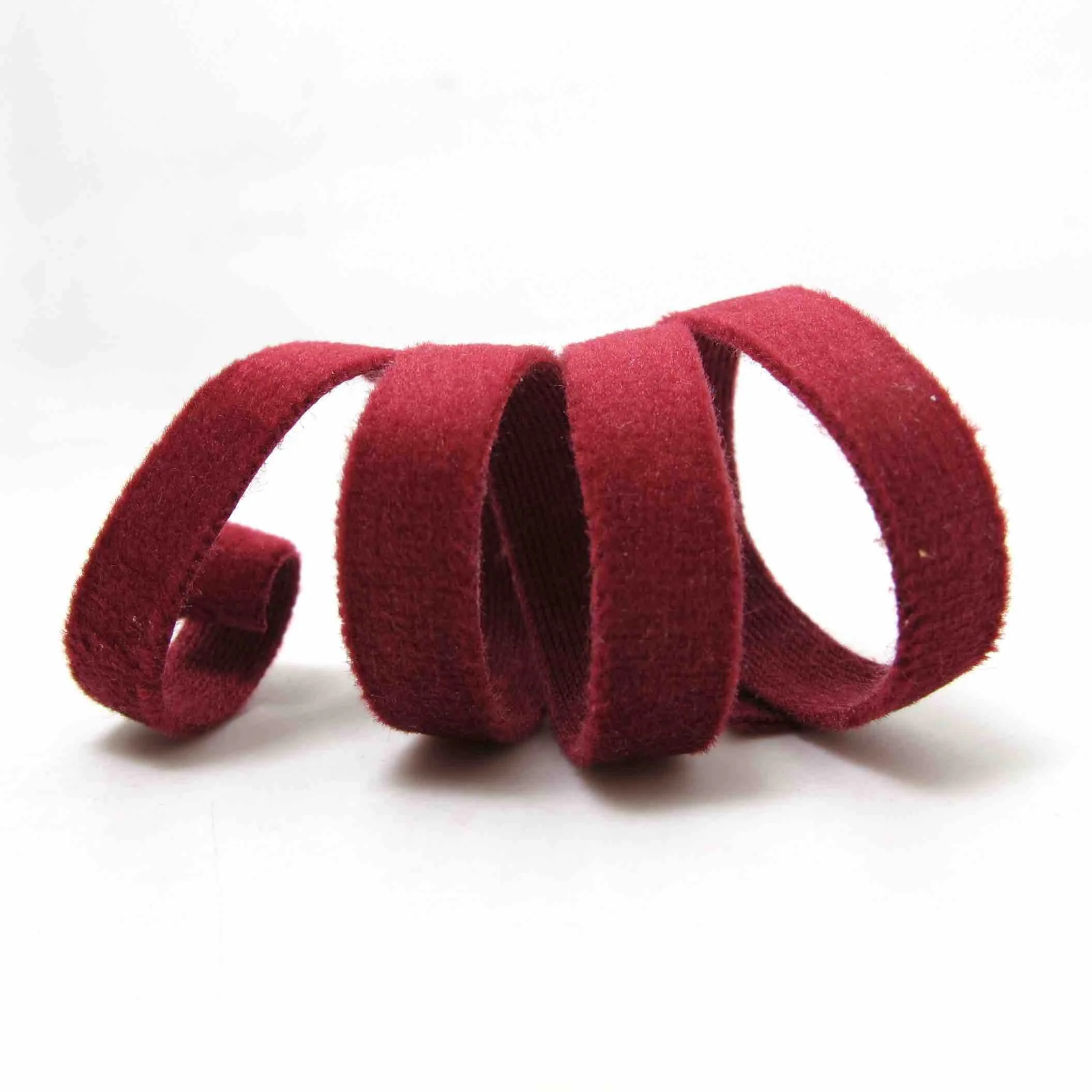 Dark Red Бархатная отделка 10 мм | односторонняя мягкая и тонкая - Цвет: Dark Red