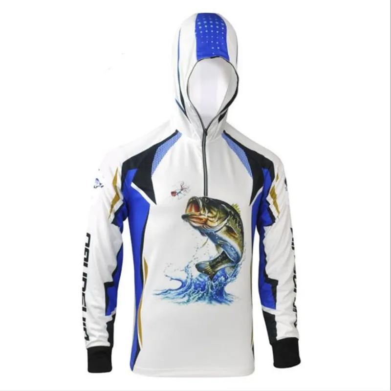 Hoodie 01 Новые наружные спортивные мужские дышащая одежда для рыбалки быстросохнущие анти УФ 40+ анти-Москит с длинным рукавом с капюшоном женские рубашки для рыбалки - Цвет: Hoodie 01