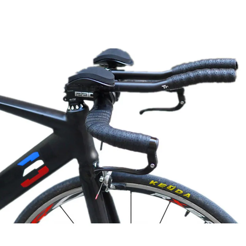 Велосипедный тормозной рычаг из алюминиевого сплава MTB с фиксированной передачей дорожный Велосипедный тормозной рычаг руль TT триатлон бар конечный замок-на конце