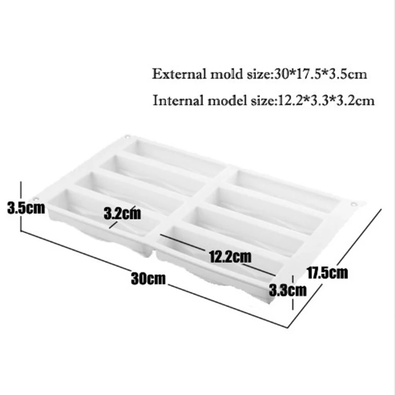 Силиконовые формы для выпечки 8 полостей | Дом и сад