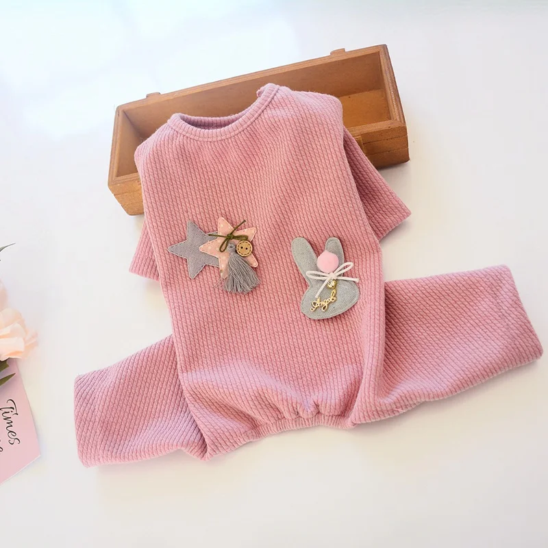 Одежда для собак комбинезоны мягкая одежда щенков комбинезон домашних чихуахуа