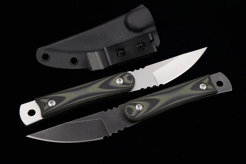 

JUFULE Brand 1920 D2 Steel Blade G10 Handle KYDEX Sheath Fixed Blade Tactical Camp Survival Hunt Outdoor EDC Tool kitchen Knife