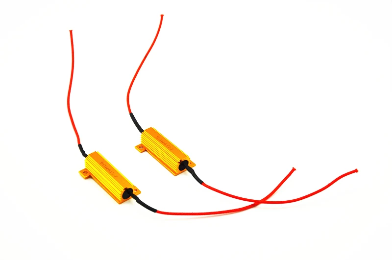 2 шт. спрятанные светодиодные индикаторы поворота 50 Вт 6 Ом | Фары в сборе