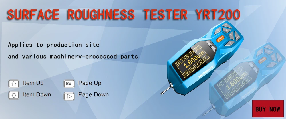 YRT200 тестер шероховатости поверхности Surftest Profilometer большой емкости памяти данных 100 групп хранящейся поверхности шероховатости тестер