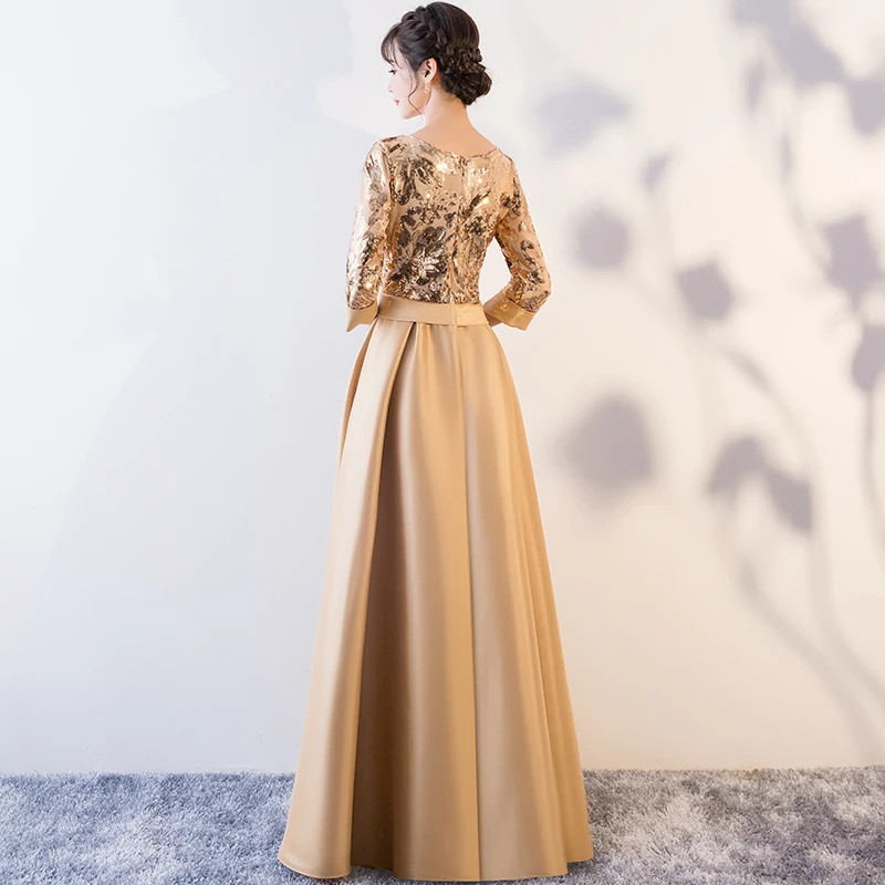 Новое поступление атласное вечернее платье Длинные вечерние платья для