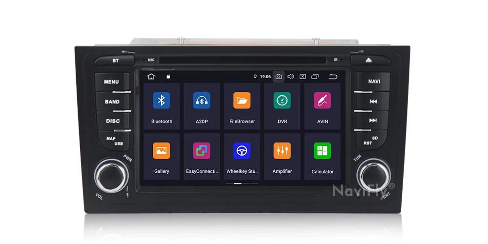 NaviFly PX30 ips экран DSP чистый Android9.0 Автомобильный мультимедийный gps навигатор для Audi/A6/S6/RS6 поддержка RDS IPOD 4G wifi