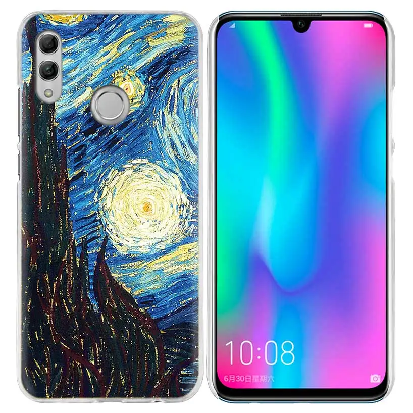 Чехол Sky Van Gogh для huawei Honor 8X Y9 9 10 Lite Play 8C 8S 8A Pro V20 20i 10i Y6 Y7 жесткий чехол для телефона из поликарбоната - Цвет: 14