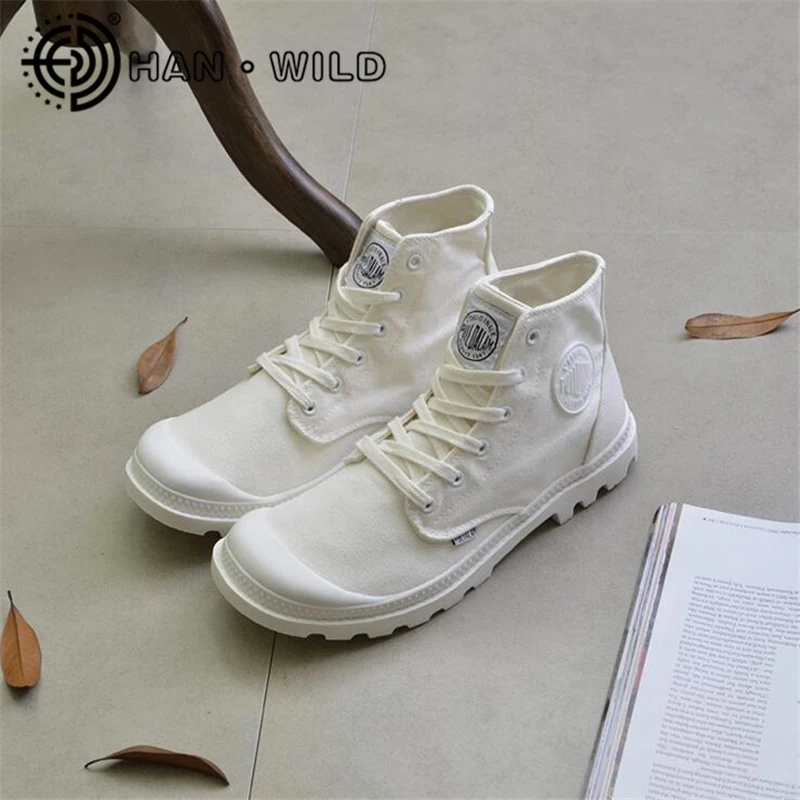 Женская обувь уличные армейские ботинки Классическая парусиновая женские
