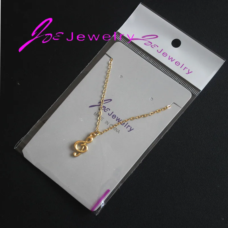 Ожерелье с подвеской в виде музыкальных нот модные украшения ручной работы для