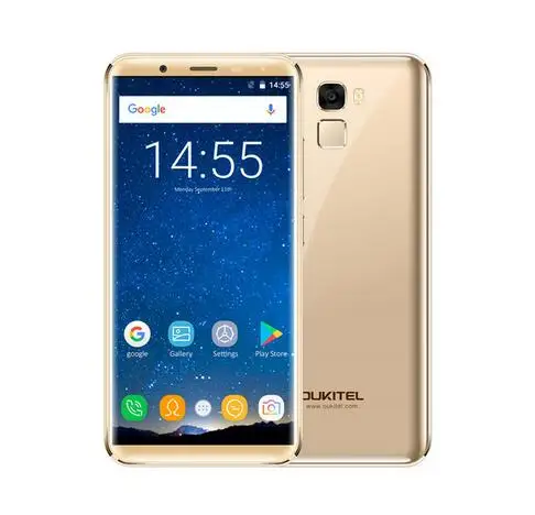 Золотой Oukitel K5000 смартфон 21 МП 16 МП 4G LTE 5000 мАч 4 Гб 64 Гб MTK6750 Восьмиядерный мобильный телефон 5," HD отпечатков пальцев type-C мобильные телефоны - Цвет: Золотой