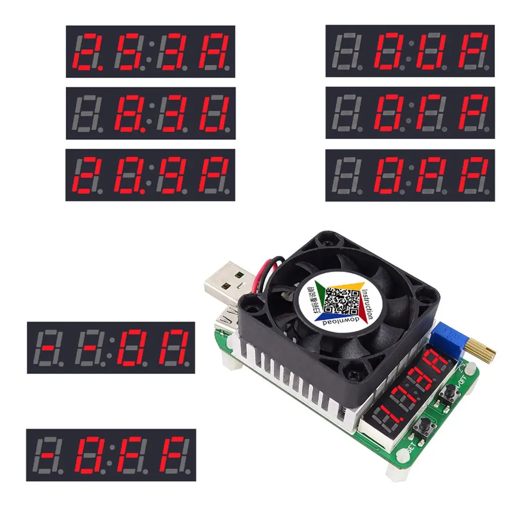 LD25 LD35 25 Вт/35 Вт USB электронный тестер нагрузки Интеллектуальная защита