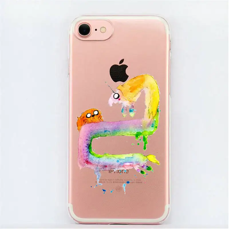 Culiai adventure time cute Beemo BMO Jake Мягкий силиконовый чехол для iPhone X 8 8Plus 6 6s 7 Plus SE