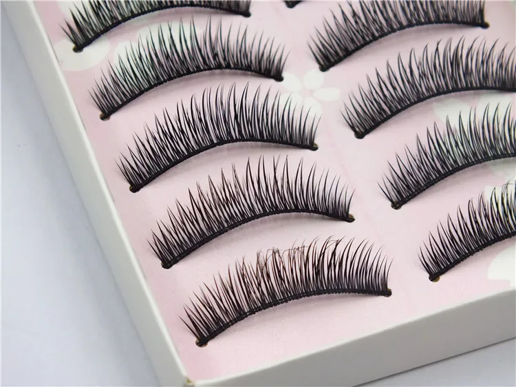 2019 New 10 pairs natural false eyelashes fake lashes long makeup 3d mink extension eyelash for beauty | Красота и здоровье