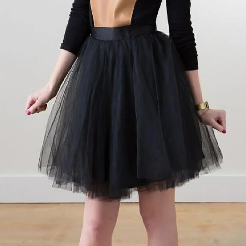 Модные юбки для женщин женские Тюлевая юбка высокое качество эластичная пачка