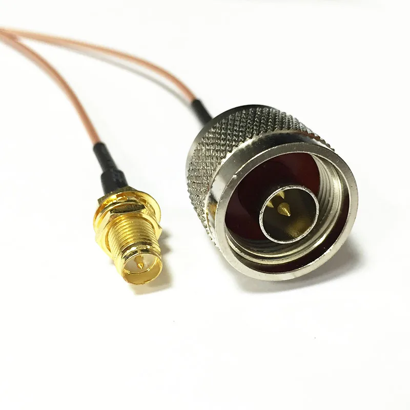 Коаксиальный кабель RG178 15 см Тип N штекер RP SMA гнездовая гайка штырь оптовая