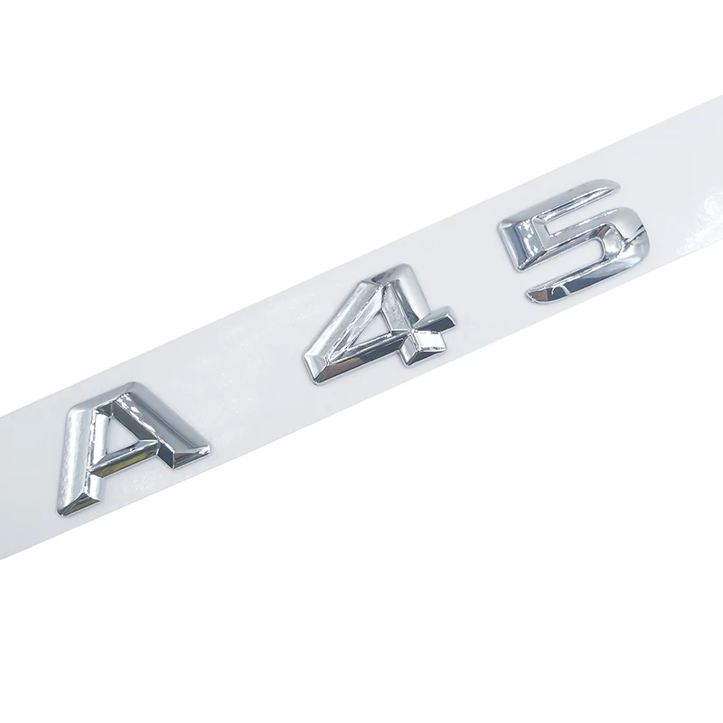 A 45 A45 C 63 C63 E E63 ABS пластиковая 3D наклейка для Mercedes Benz W117 Cla45 W205 W212 W207 W176 X156 Gla45