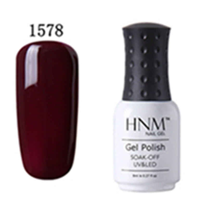 1578 HNM, 8 мл, Гель-лак для ногтей, впитывающий Гель-лак Vernis, Полупостоянный УФ-гель для ногтей, красный, синий цвет, грунтовка для ногтей - Цвет: 1578