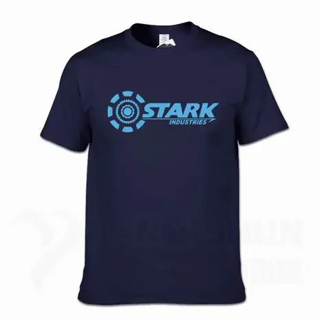 Безупречные отрасли футболки Tony Stark iron man летние брендовые хлопковые футболки 16 цветов повседневные футболки с короткими рукавами для фитнеса