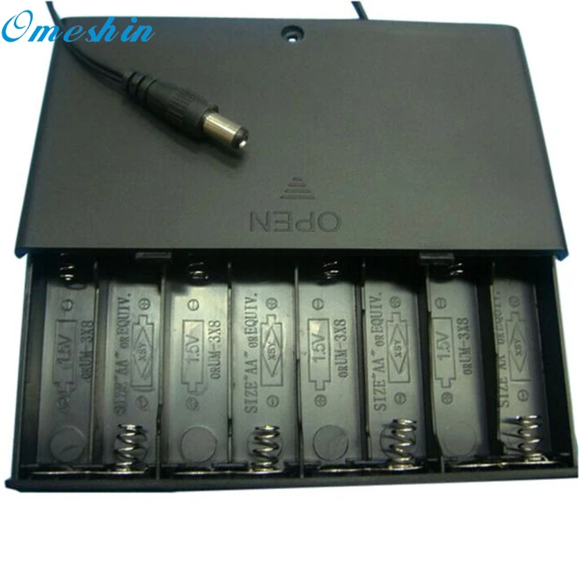 Только для России сделай сам 12 В 8 шт. держатель батарейки AA чехол с