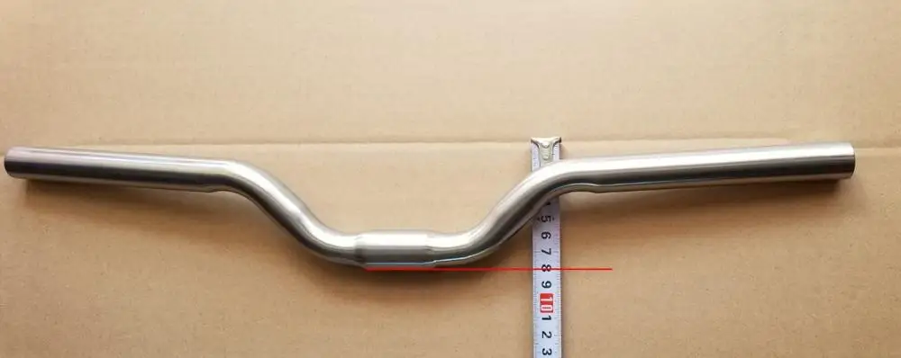 length 540 rise 80 Ультралегкий титановый/Ti 25,4 мм/" M-TYPE стояк Ручка Бар для Бромптона - Цвет: length 540 rise 80