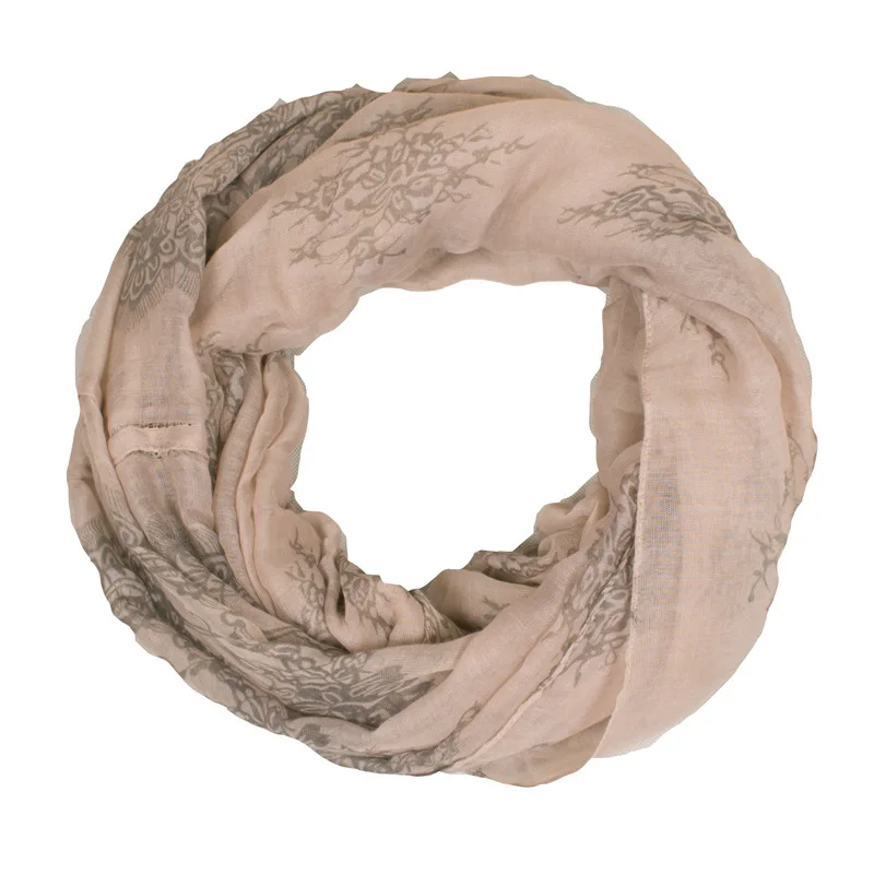 Женский шарф кольцо в винтажном стиле 2017x180 см|brand shawl|fashion shawlsshawl brand |