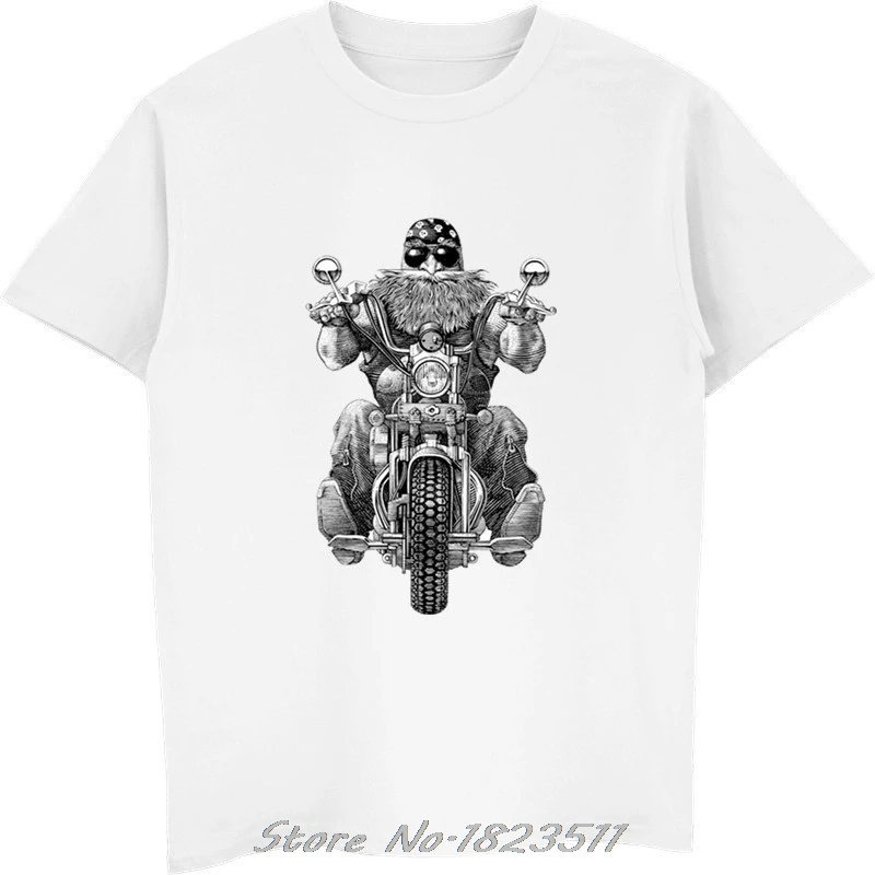 white new Moto Tete De Mort мужские футболки с 3D принтом модные летние классные хипстерские футболки мотоциклетные футболки с коротким рукавом размера плюс - Цвет: white new
