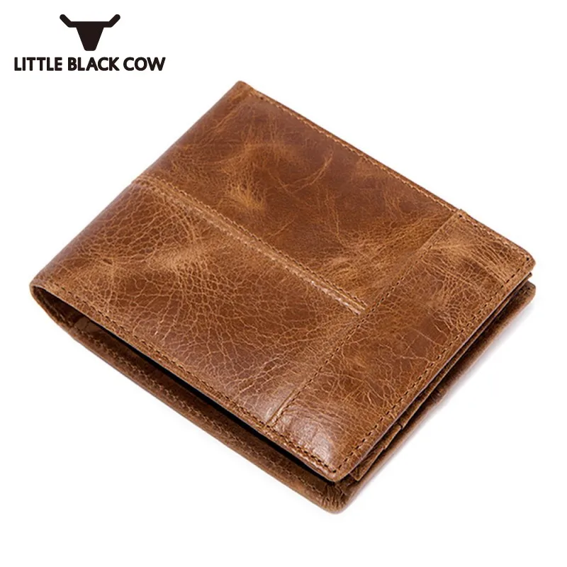 Новое поступление брендовый Роскошный кошелек для мужчин винтажный короткий из