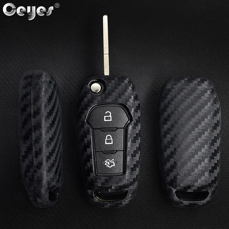 Складные Чехлы Ceyes из углеродного волокна чехол для стайлинга Ford Focus Everest Explorer Edge
