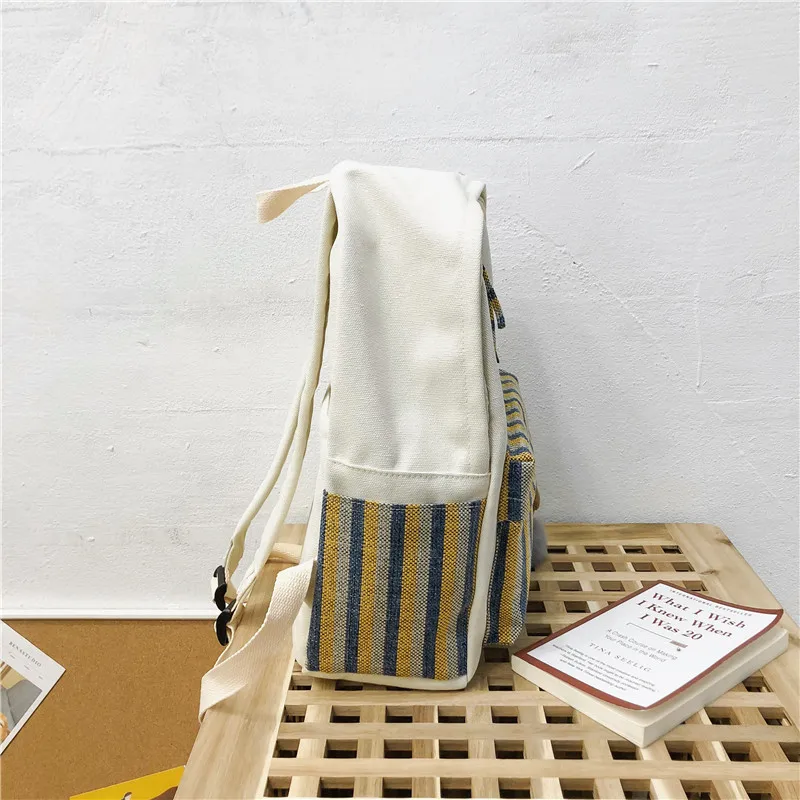 Женская Повседневная холщовая школьная сумка Mochila Mujer повседневная в стиле ретро