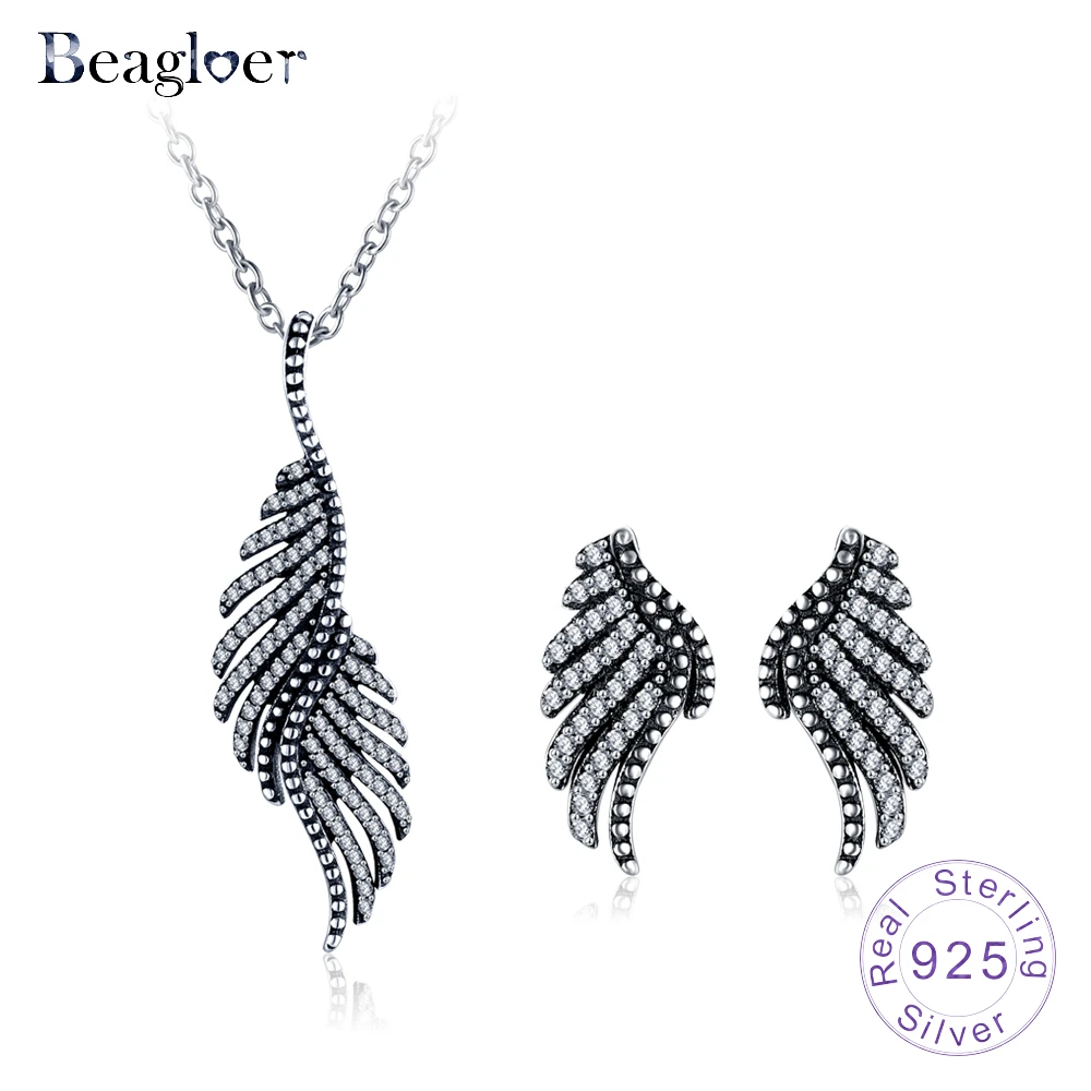 Beagloer 2017 Новый кольцо из стерлингового серебра 925 комплект ювелирных изделий Phoneix