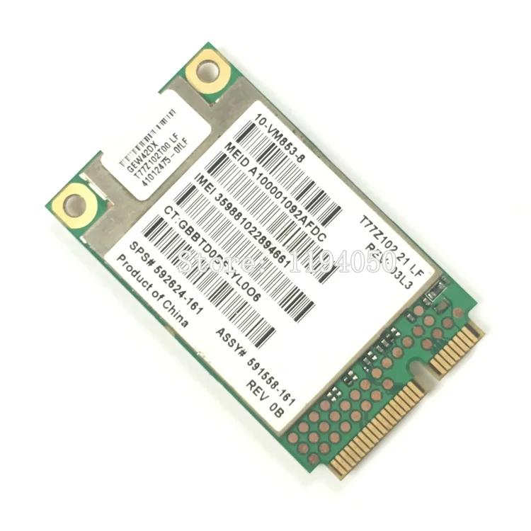 Беспроводная карта H P GOBI2000 UN2420 WWAN 3G HSPA/WCDMA GSM/GPRS EDGE 2540P 2740P 8440 W8540P 8540 W8740P карта|gprs gsm|card