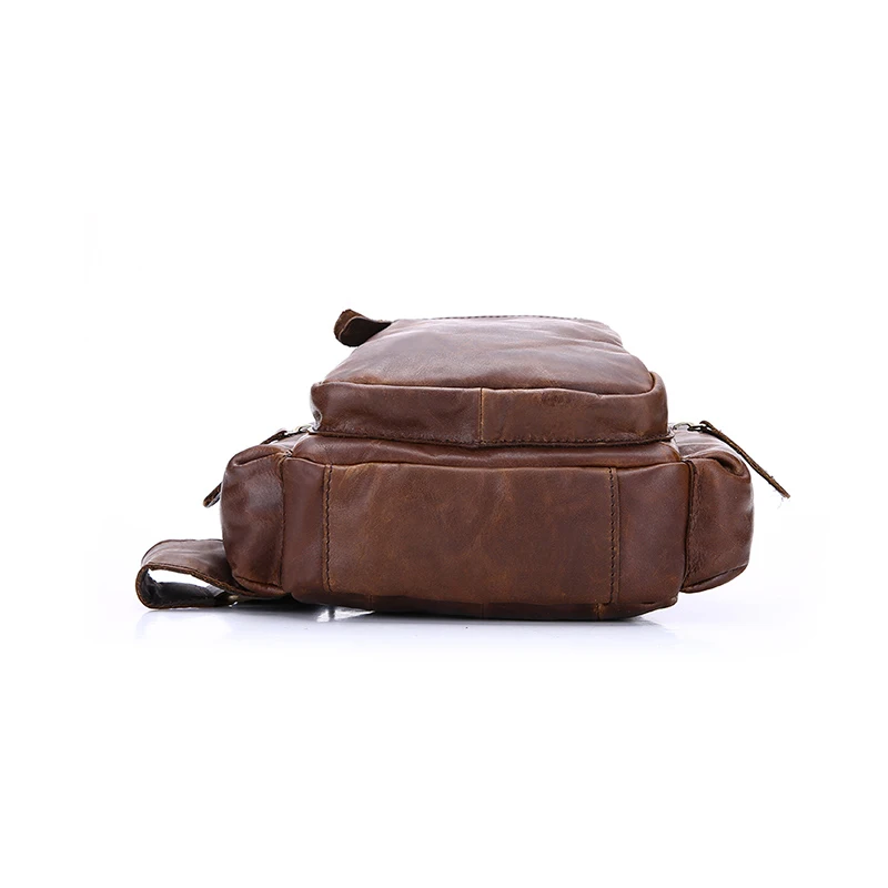 Мужские сумки мессенджеры из натуральной кожи на ремне каждый день сумка через