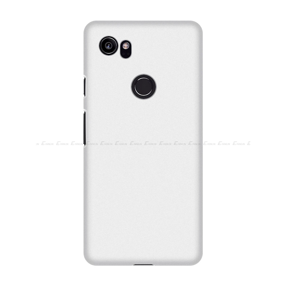 Белый Ультратонкий матовый жесткий чехол для телефона Google Pixel 2 3 3a 4 XL 2XL 3XL 4XL 3aXL Пластиковая Задняя крышка из поликарбоната - Цвет: Белый