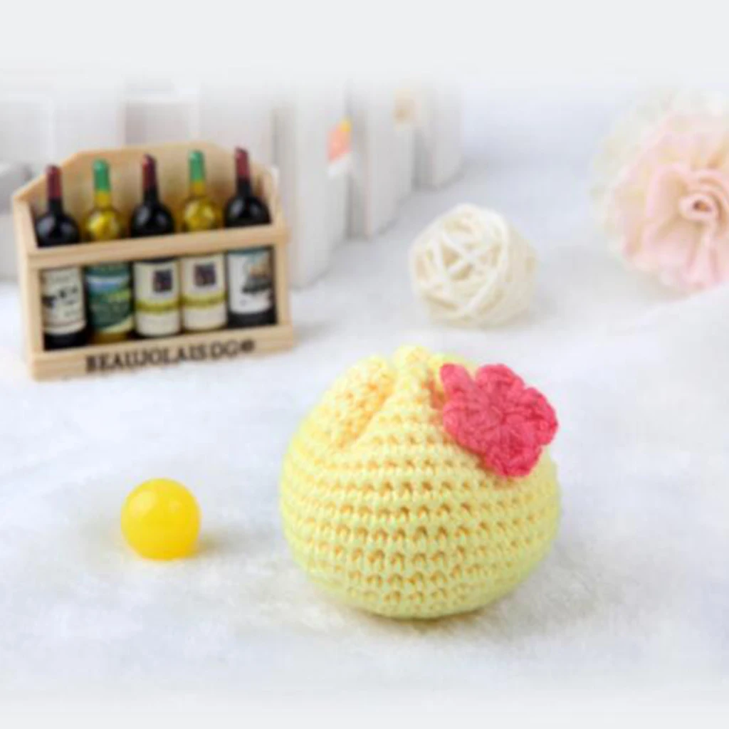 Желтая кукла набор для вязания крючком Amigurumi DIY ремесло проект с материалами и инструкцией