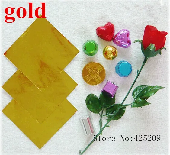 20*20 см 200 шт. восемь цветов шоколадной упаковки жестяная фотобумага шоколад