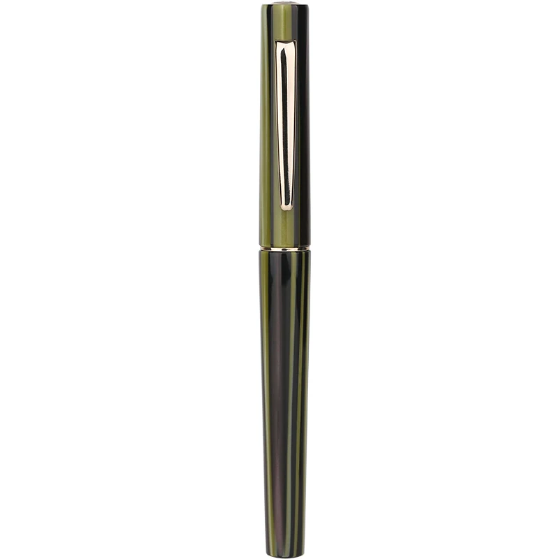 Green(Only One Pen) Новинка Moonman N3 целлюлоидная акриловая ручка с красивыми полосками перьевая ручка Iridium EF/F перьевая модная Отличная офисная ручка для письма в подарок - Цвет: Green(Only One Pen)