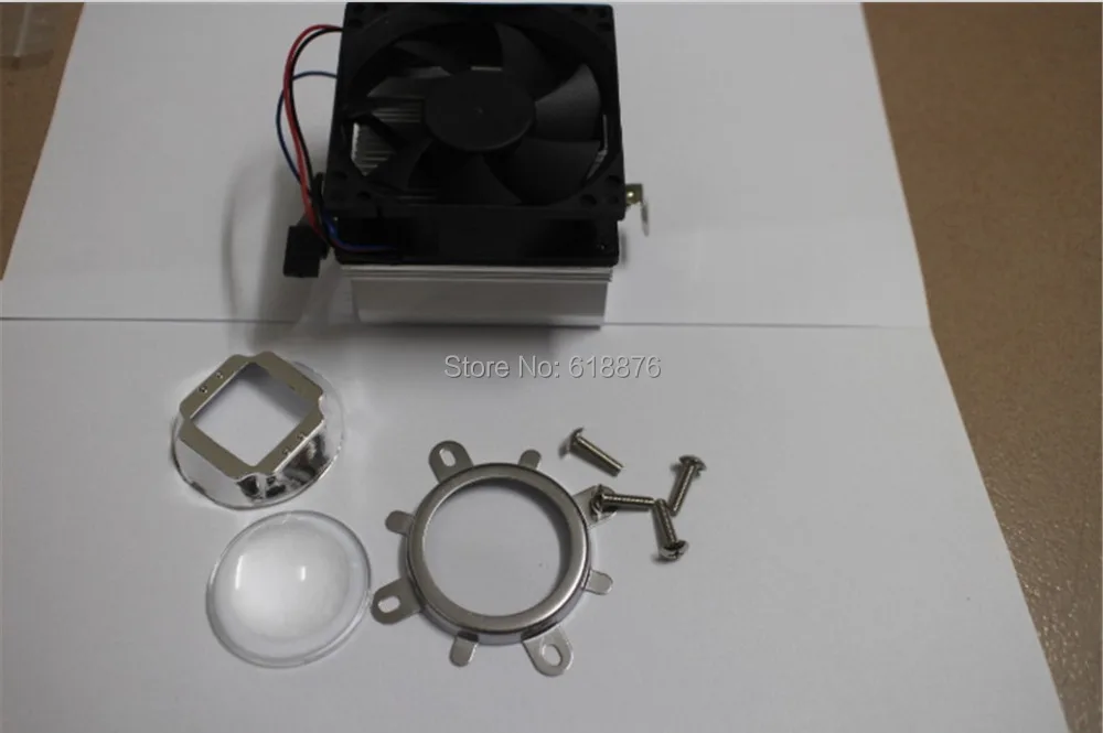 Бесплатная доставка 90 120degree 44 мм объектив + отражатель кронштейн 20 100 Вт